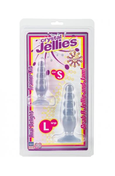 Crystal Jellies Anal Delight Trainer Kit - Clear