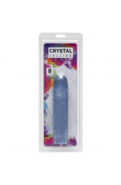 Crystal Jellies Classic Dong 8 Inch - Clear