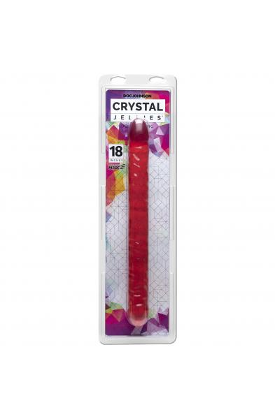 Crystal Jellies 18 Inch Double Dong - Pink