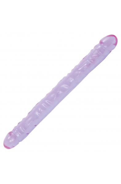 Crystal Jellies 18 Inch Double Dong - Purple