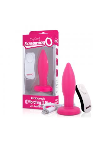 My Secret Remote Vibrating Plug - Pink