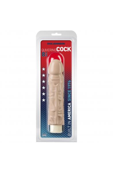 Quivering Cock 7 Inch - White