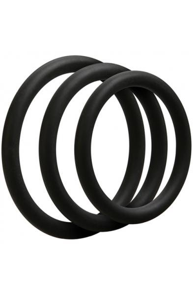 Optimale 3 C Ring Set - Thin - Black