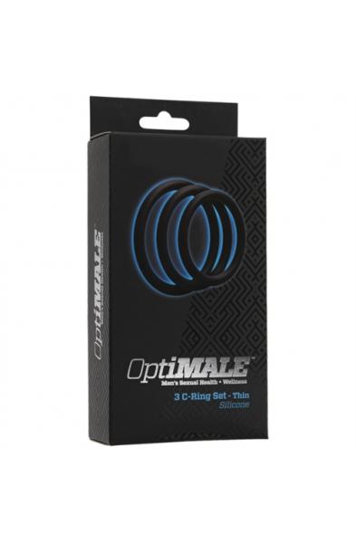 Optimale 3 C Ring Set - Thin - Black