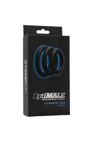 Optimale 3 C Ring Set - Thick - Black