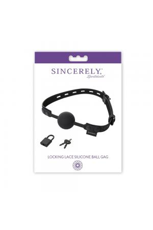 Sincerely Locking Lace Ball Gag