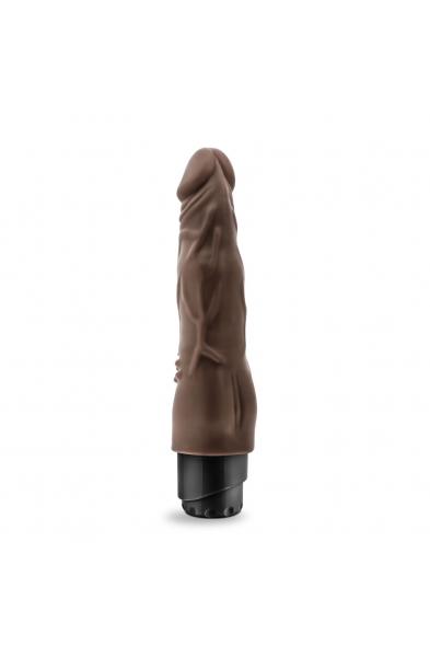 Dr. Skin - Cock Vibe 4 - 8 Inch Vibrating  Cock - Chocolate