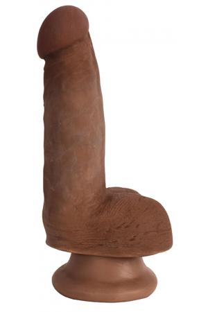 6" Home Grown Cock - Chocolate