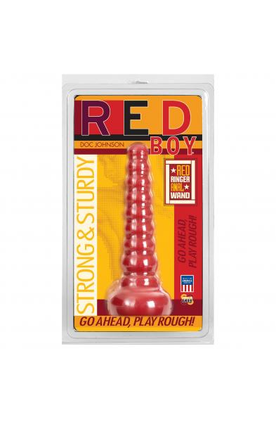 Red Boy - Red Ringer Anal Wand - Red