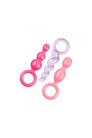 Satisfyer Booty Call 3 Piece Set - Multi Colored