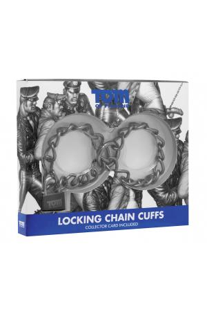 Tom of Finland Locking Chain Cuffs