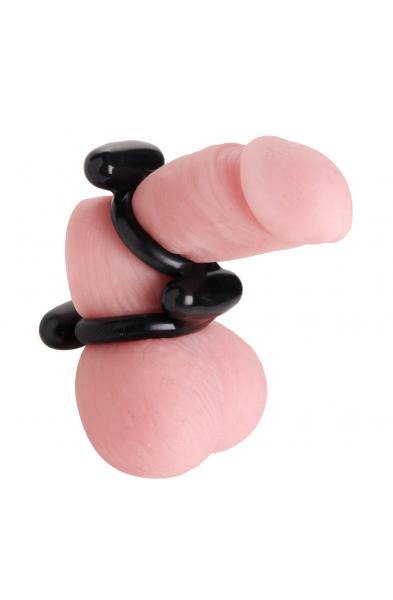 Dual Stretch to Fit Cock and Ball Ring
