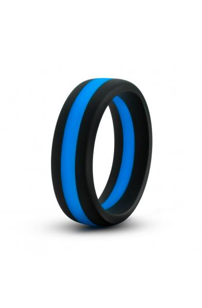 Performance - Silicone Go Pro Cock Ring -  Black/blue/black