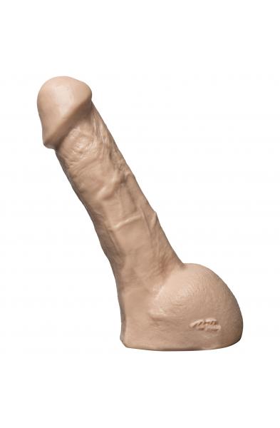 Vac-U-Lock Perfect Erect Realistic Cock - White