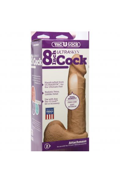 Vac-U-Lock 8-Inch Ultraskyn Cock - Vanilla