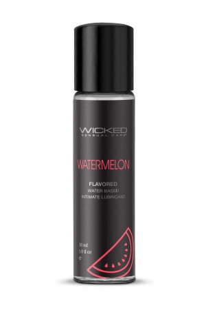 Aqua Watermelon Flavored Water Based Intimate  Lubricant - 1 Fl. Oz.