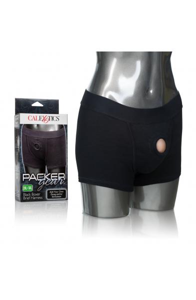 Packer Gear Black Boxer Brief Harness 2xl/3xl
