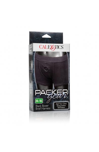 Packer Gear Black Boxer Brief Harness 2xl/3xl