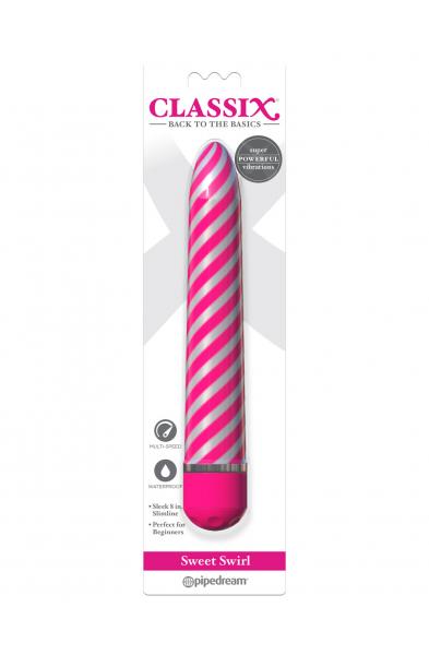 Sweet Swirl Vibrator - Pink