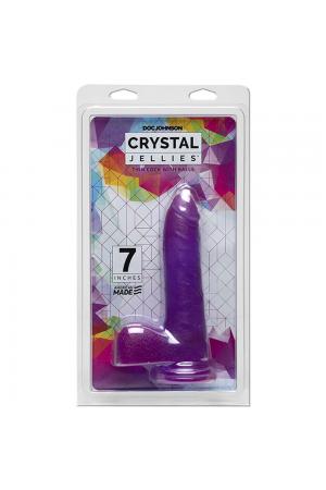 Crystal Jellies - 7 Inch Slim Cock With Balls