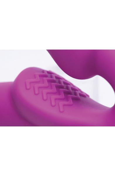 Evoke Vibrating Strapless Silicone Strap-on Dildo