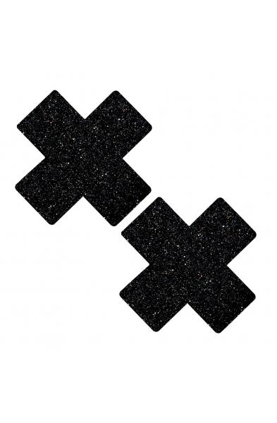 Black Malice Glitter X Factor Nipztix Pasties