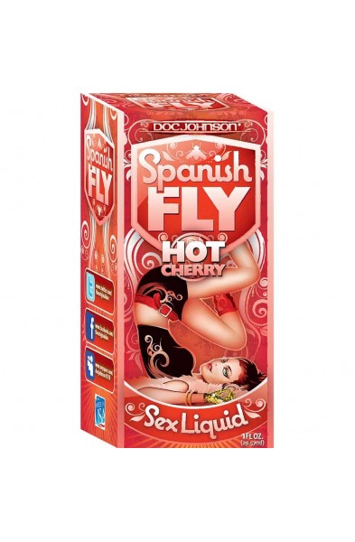 Spanish Fly Sex Drops - 1 Fl. Oz. - Hot Cherry
