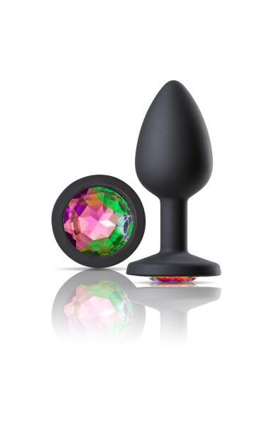 Cloud 9 Novelties Gems Jeweled Silicone Anal Plug  - Small