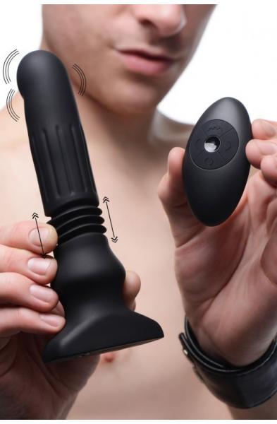 Silicone Swelling & Thrusting Plug With Remote Control
