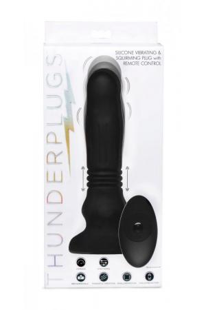 Silicone Swelling & Thrusting Plug With Remote Control