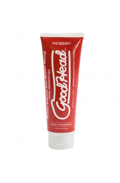 Good Head Oral Delight Gel 4 Oz - Sweet Strawberry