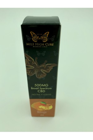Mile High Vape Juice Broad Spectrum Mango 500mg 60ml