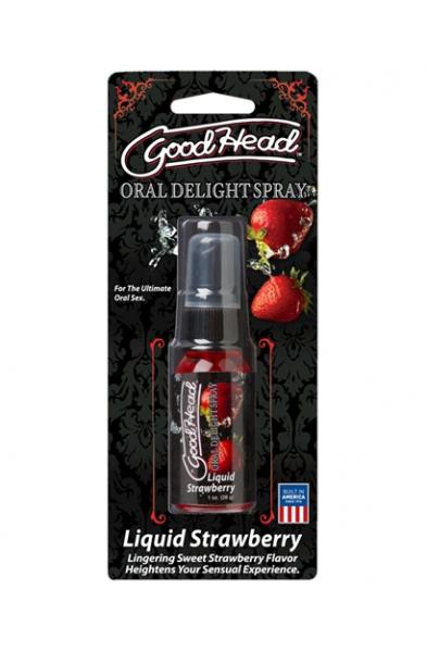 Good Head Oral Delight Spray 1 Oz  - Liquid Strawberry