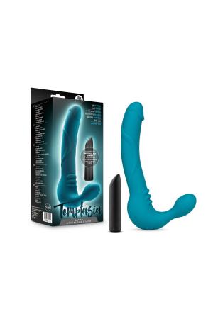 Temptasia - Luna - Strapless Silicone Dildo - Teal