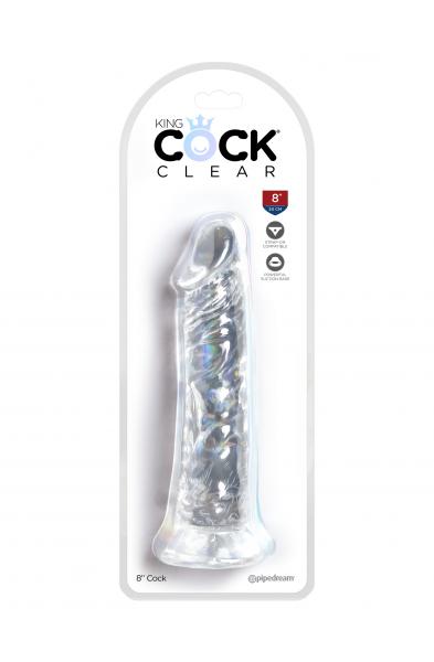 King Cock Clear 8 Inch Cock