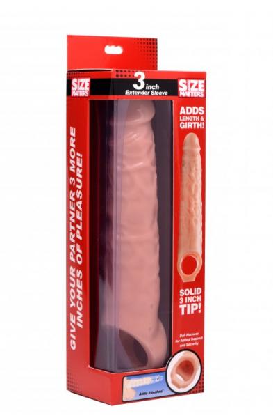 3 Inch Extender Sleeve - Flesh
