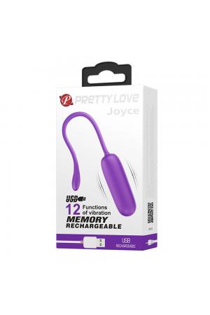 Pretty Love Joyce Vibrating Egg - Purple