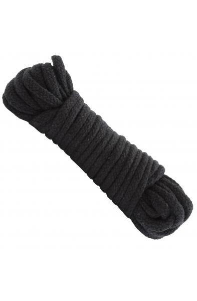 Bondage Rope - Cotton - Japanese Style - Black