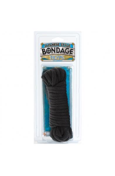 Bondage Rope - Cotton - Japanese Style - Black