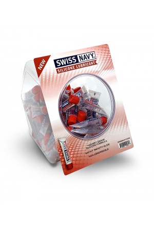 Swiss Navy Silicone 10ml 100ct Fishbowl