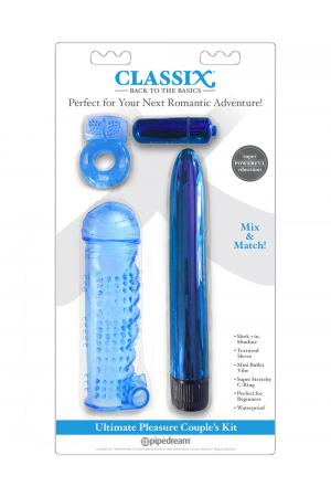 Classix Ultimate Pleasure Couples Kit - Blue