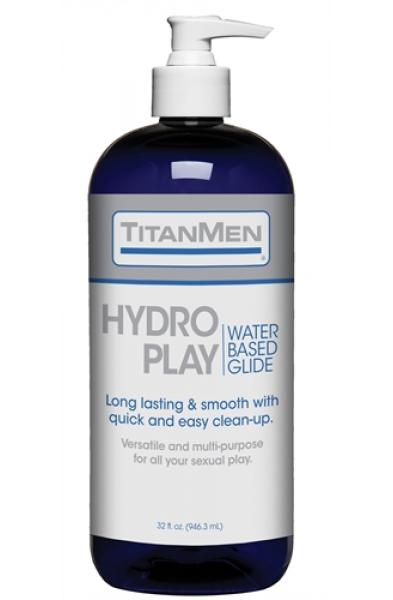 Titanmen Hydro Play Water Based Glide - Bulk - 32  Fl. Oz.
