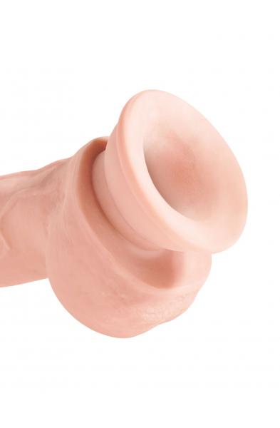 King Cock Plus Triple Density 8 Inch Cock With Balls - Flesh