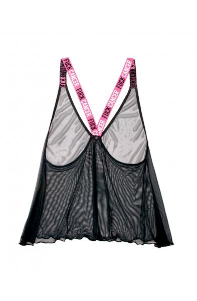 Fuck Cancer Tank Top - Black - S/m