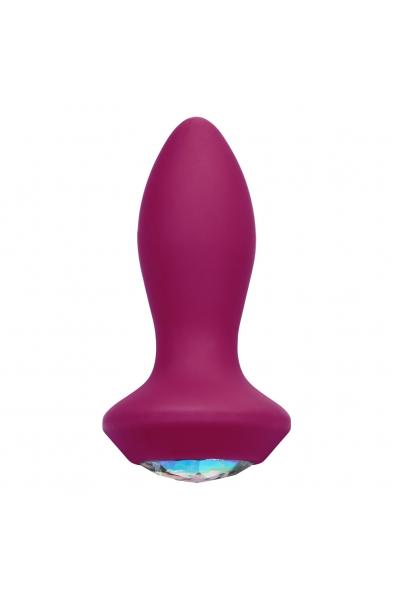 Power Gem Vibrating Petite Crystal Probe - Purple