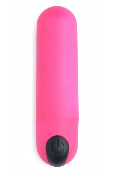 Bang Vibrating Bullet With Remote Control - Pink