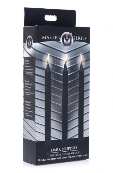 Fetish Drip Candles 3pk - Black