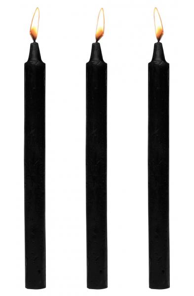 Fetish Drip Candles 3pk - Black