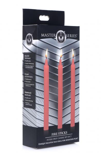 Fetish Drip Candles 3pk - Red