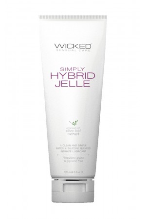 Simply Hybrid Jelle Fragrance Free Lubricant - 4  Fl. Oz.